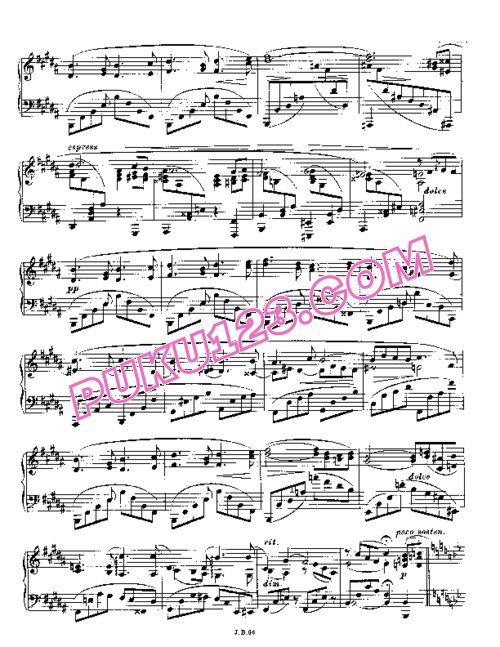 天天钢琴网-免费下载Brahms Op 118 3