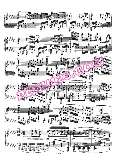天天钢琴网-免费下载Brahms Op 118 6