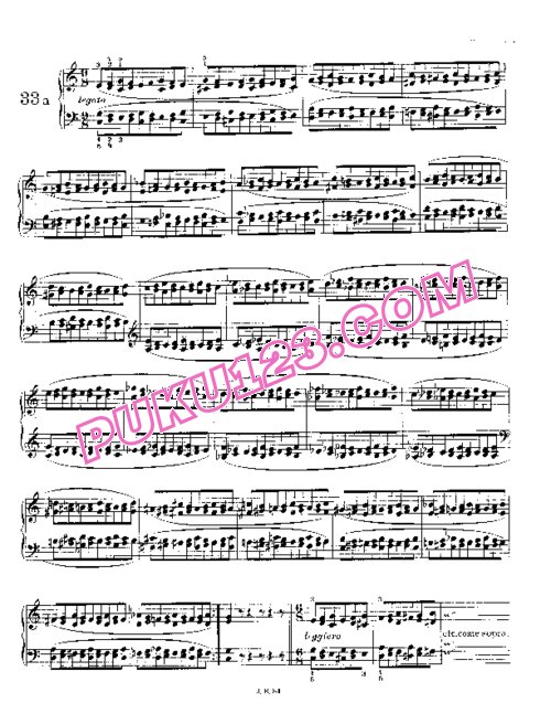 天天钢琴网-免费下载Brahms WoO 6ex6