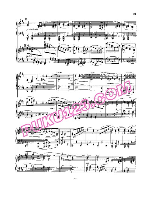 天天钢琴网-免费下载Brahms - Symphony No.2 in D Major Op.73 - 2 Pianos