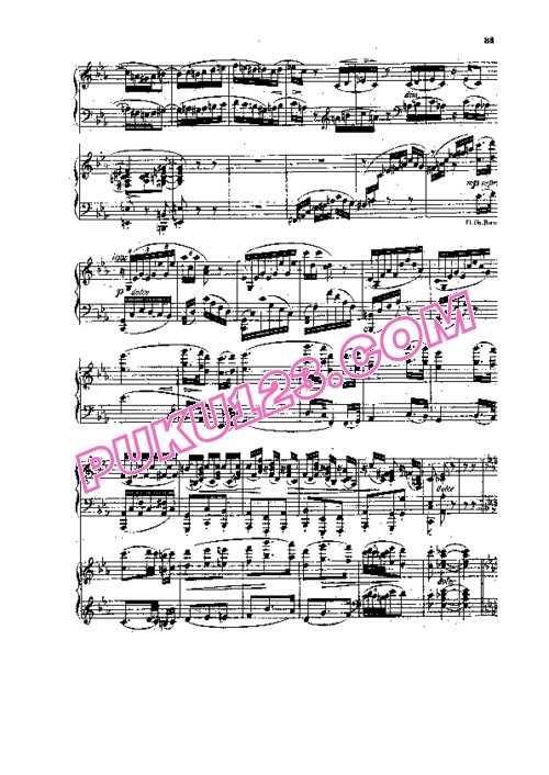 天天钢琴网-免费下载Brahms - Symphony No.3 in F Major Op.90 - 2 Pianos