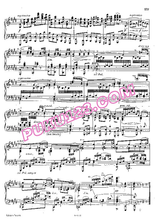 天天钢琴网-免费下载Brahms - Singer - Symphony No.4 in e Minor Op.98 - Solo Piano