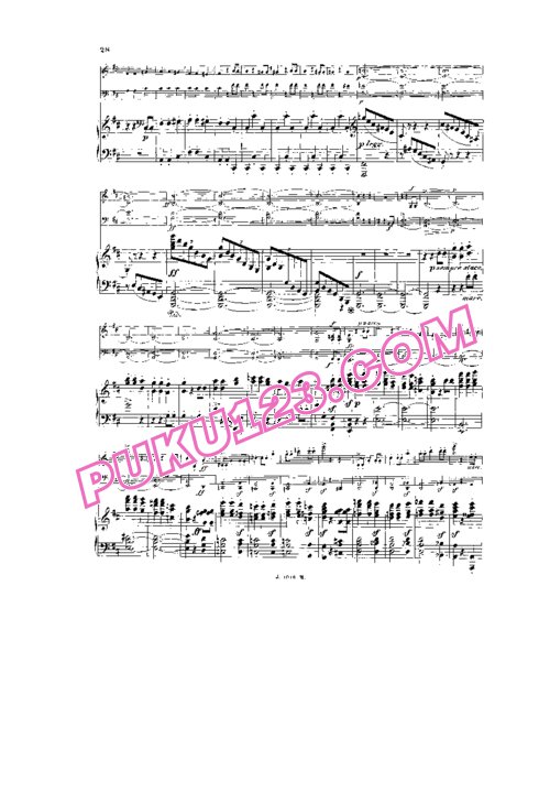 天天钢琴网-免费下载Brahms - Piano Trio No.1 in B Major Op.8 (1st Version, 1854) - Full Score 1854年首版