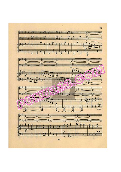天天钢琴网-免费下载Brahms - Piano Trio No.1 in B Major Op.8 (2nd Version, 1889) - Full Score 1889年修订版