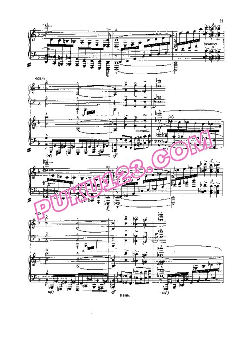 天天钢琴网-免费下载Bruckner - Loewe - Transcription - Symphony no.9 洛维(Loewe)改编钢琴独奏版