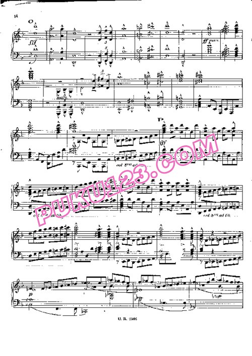 天天钢琴网-免费下载Bruckner - Symphony No.3 in d Minor - Solo Piano