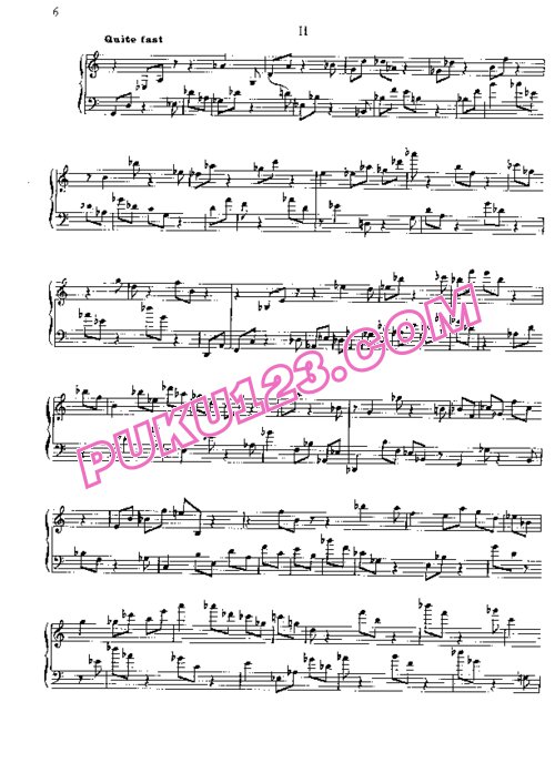 天天钢琴网-免费下载John Cage - Two Pieces for Piano (1935)