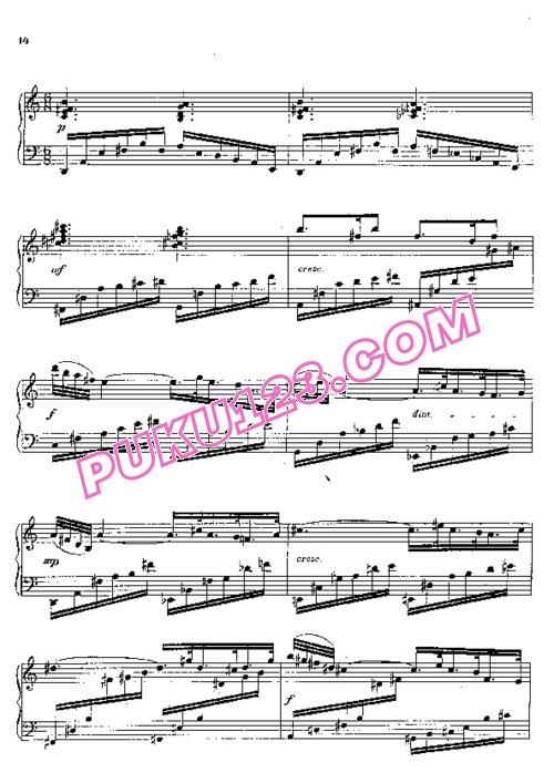 天天钢琴网-免费下载Delius - 3 Préludes