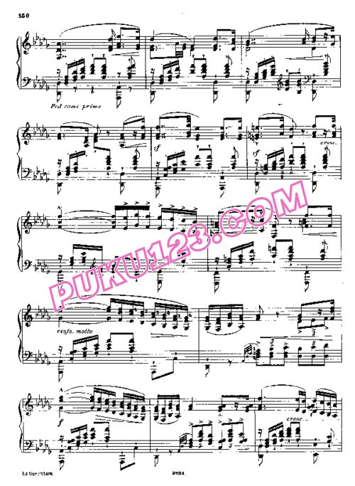 天天钢琴网-免费下载Liszt - Donizetti - Reminiscences de Lucia di Lammermoor 李斯特改编钢琴独奏版