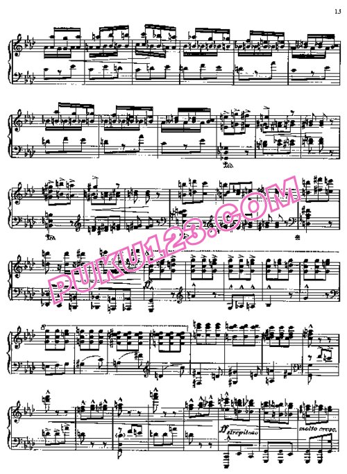 天天钢琴网-免费下载Dukas - Sandor - L apprenti Sorcier 钢琴独奏版