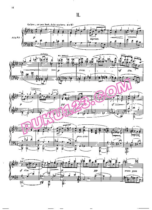 天天钢琴网-免费下载Dukas - Piano Sonata in e flat Minor
