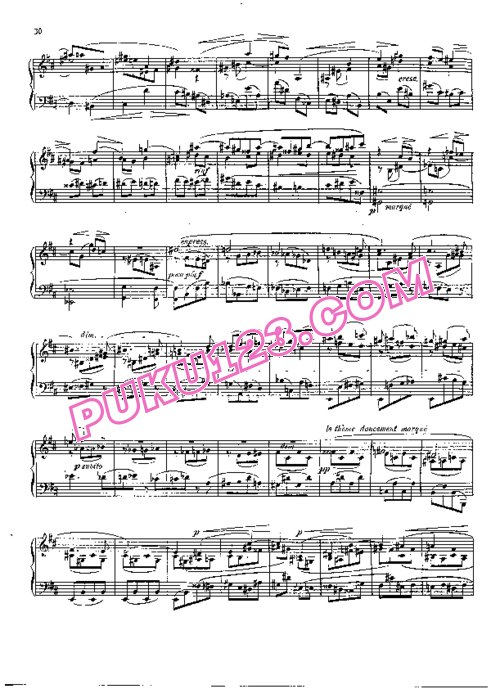 天天钢琴网-免费下载Dukas - Piano Sonata in e flat Minor