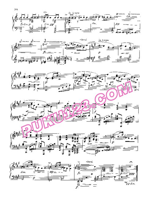 天天钢琴网-免费下载Dvorak - Suita in A Major Op.98