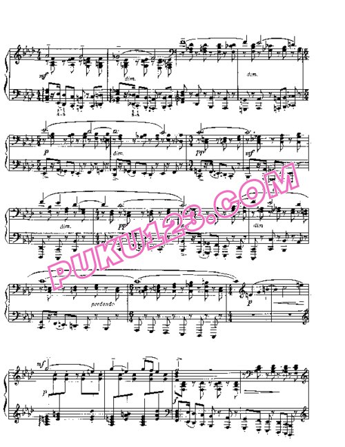 天天钢琴网-免费下载Rachmaninov etudes-tableau op 33 1