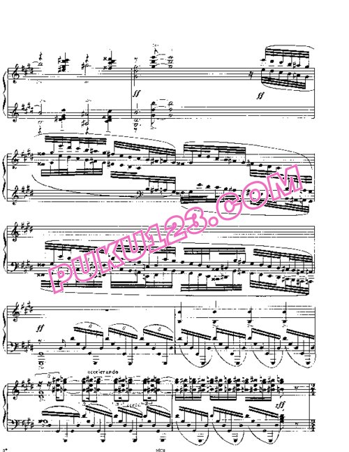 天天钢琴网-免费下载Rachmaninov etudes-tableau op 33 8