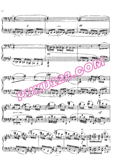 天天钢琴网-免费下载Rachmaninov etudes-tableau op 39 3