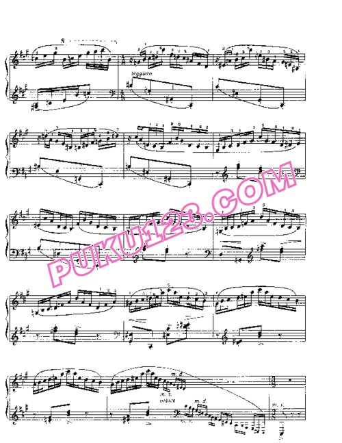 天天钢琴网-免费下载Rachmaninov etudes-tableau op 39 3
