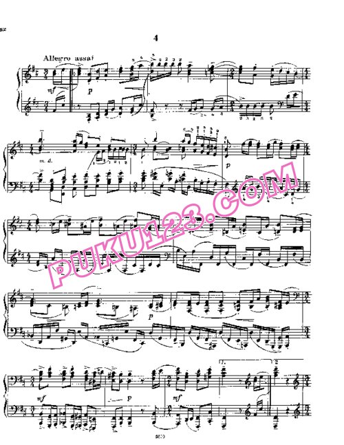 天天钢琴网-免费下载Rachmaninov etudes-tableau op 39 4