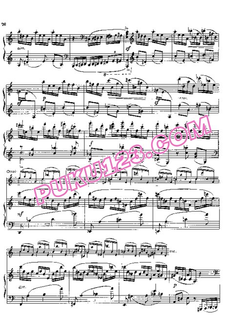 天天钢琴网-免费下载Rachmaninov etudes-tableau op 39 6