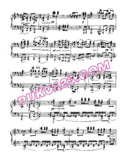 天天钢琴网-免费下载Rachmaninov etudes-tableau op 39 9