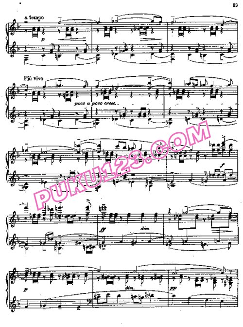 天天钢琴网-免费下载Rachmaninov - 13 Preludes Op.32
