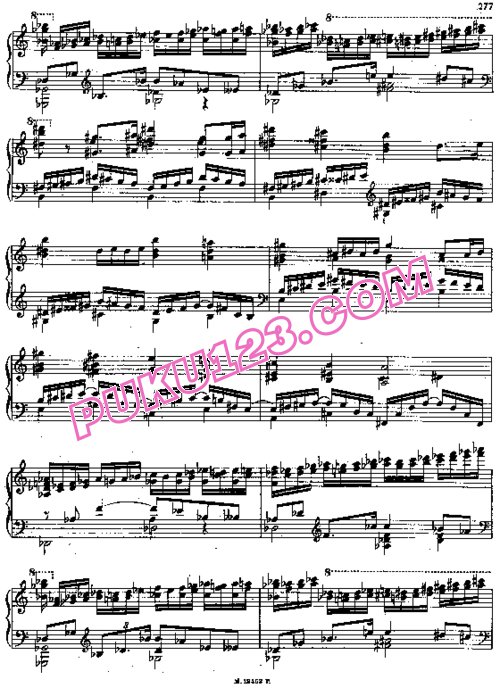天天钢琴网-免费下载Rachmaninoff - Prelude in F major