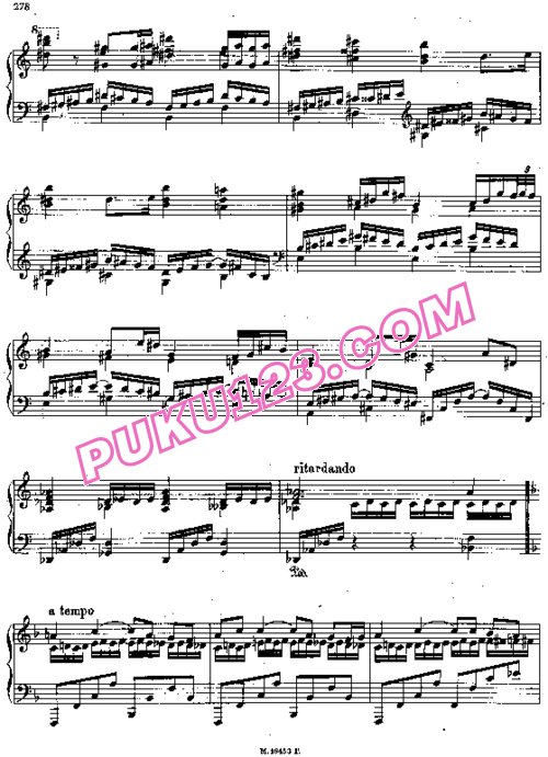 天天钢琴网-免费下载Rachmaninoff - Prelude in F major