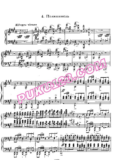 天天钢琴网-免费下载Rachmaninov pol3 4