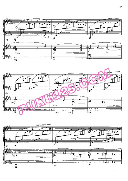 天天钢琴网-免费下载rachmaninoff concerto2 1 1