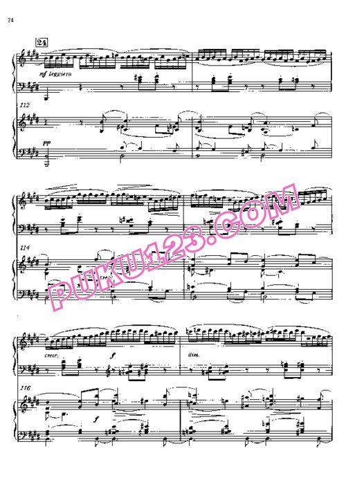 天天钢琴网-免费下载rachmaninoff concerto2 2-2