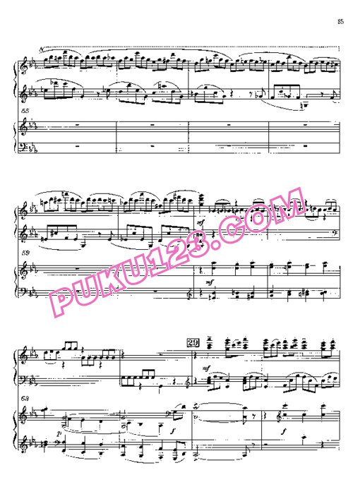 天天钢琴网-免费下载rachmaninoff concerto2 3-1