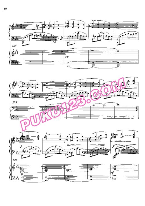 天天钢琴网-免费下载rachmaninoff concerto2 3-1