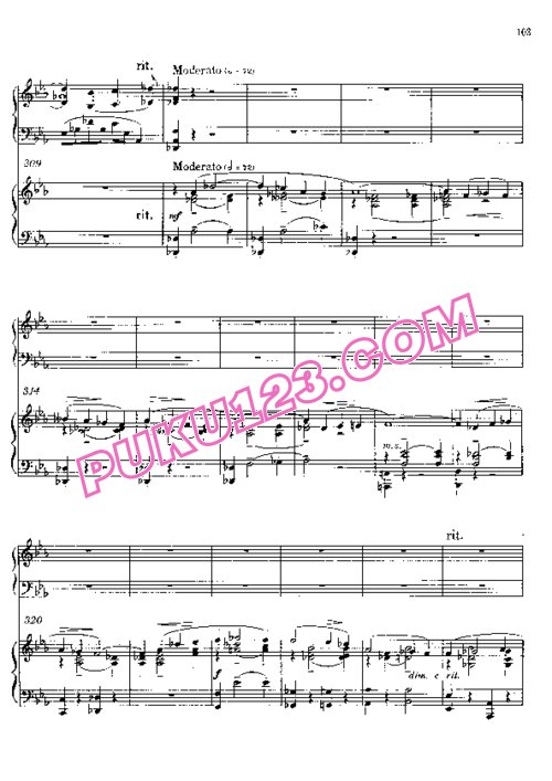 天天钢琴网-免费下载rachmaninoff concerto2 3-2