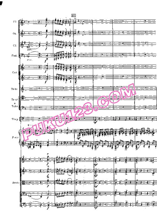 天天钢琴网-免费下载Rachmaninoff - Piano Concerto no.3 in d Minor Op.30 - Full Score