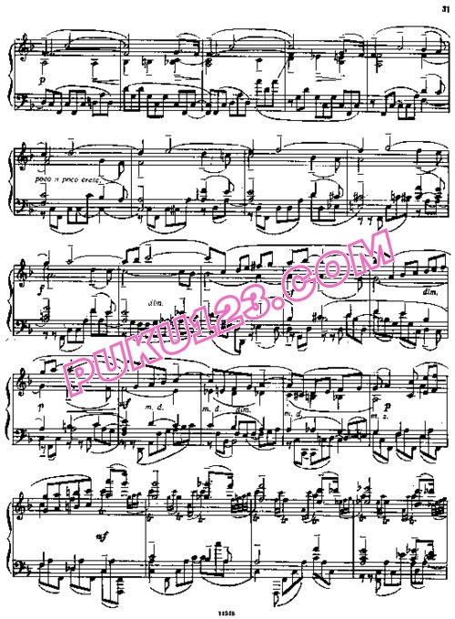 天天钢琴网-免费下载Rachmaninoff - Sonata no.1 in d Minor Op.28