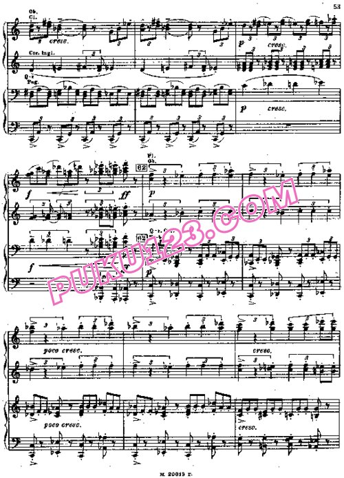 天天钢琴网-免费下载Rachmaninoff - Symphony no.3 in a Minor Op.44 - Quatre Mains 四手联弹版