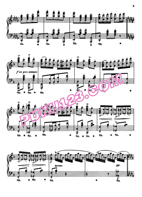 天天钢琴网-免费下载Raff - La Polka de La Reine, Caprice Op.95