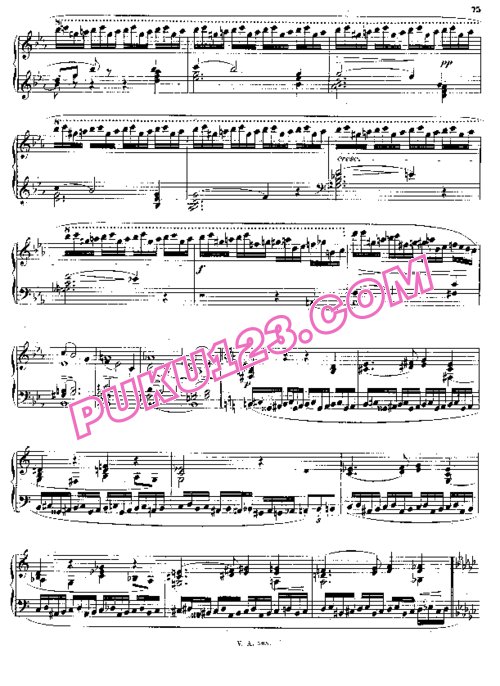 天天钢琴网-免费下载Raff - Piano Sonata in e-flat Minor Op.14