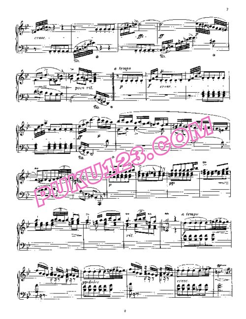 天天钢琴网-免费下载Rameau - La Poule