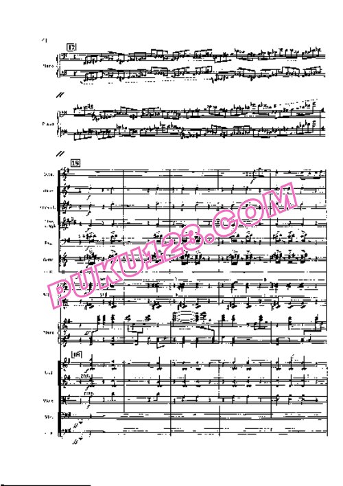 天天钢琴网-免费下载Ravel - Piano Concerto in G Major - Full Score