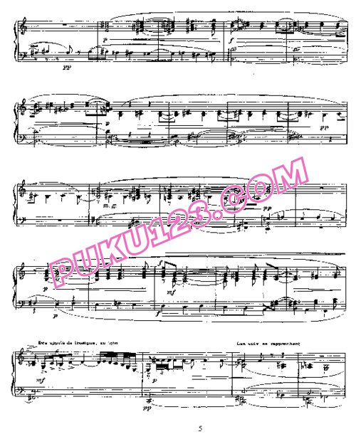 天天钢琴网-免费下载Ravel - Daphnis et Chloe - Fragments for Piano 钢琴组曲