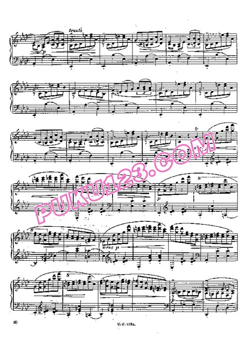 天天钢琴网-免费下载Reger - Five Special Studies after Chopin