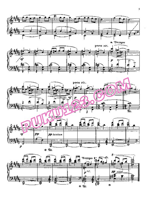 天天钢琴网-免费下载Rodrigo - Deux Berceuses (piano)