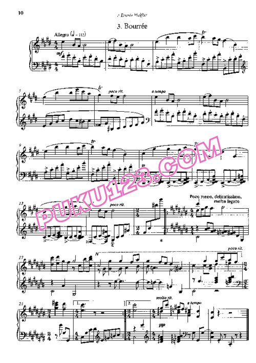 天天钢琴网-免费下载Rodrigo - Suite para piano