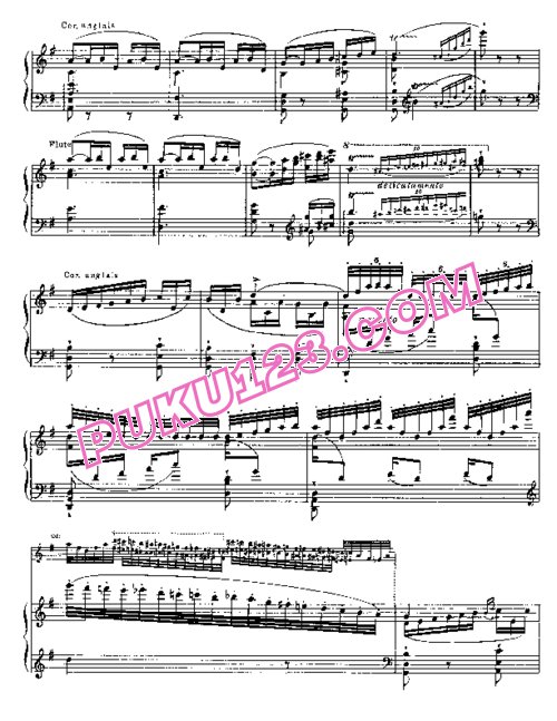 天天钢琴网-免费下载Rossini - Liszt - Ouverture de Guillaume tell - Solo Piano 李斯特改编钢琴独奏版