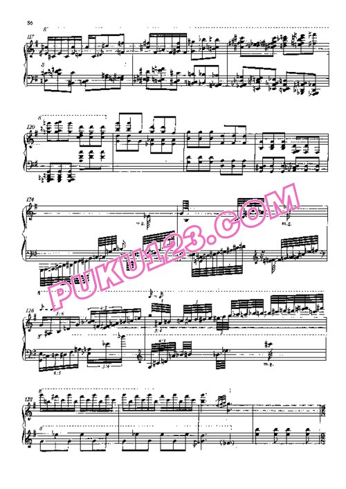 天天钢琴网-免费下载Rossini - Cziffra - La Danza 齐夫拉改编钢琴独奏版