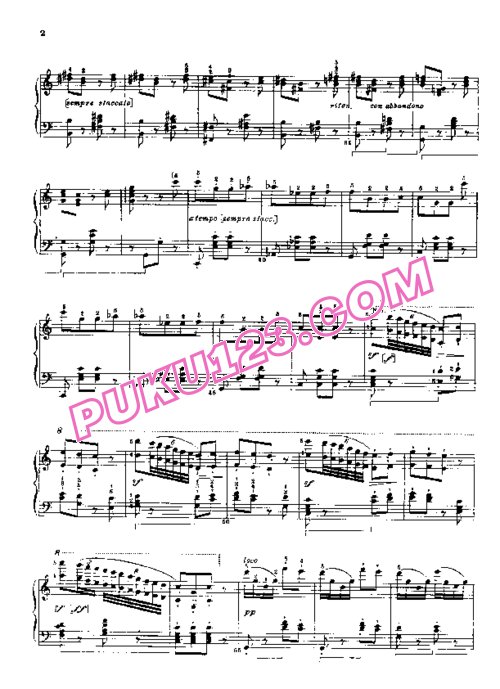 天天钢琴网-免费下载Rossini - Petit Caprice, Style Offenbach