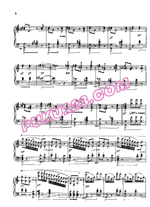 天天钢琴网-免费下载Rossini - Petit Caprice, Style Offenbach