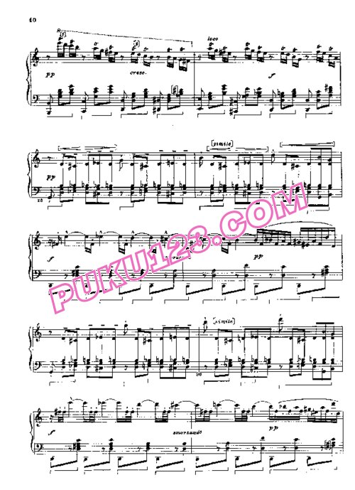 天天钢琴网-免费下载Rossini - Prelude Inoffensif
