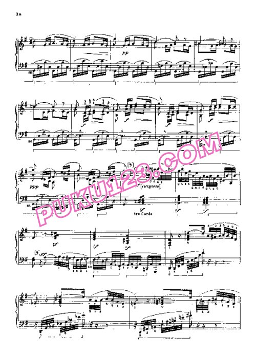 天天钢琴网-免费下载Rossini - Une Caresse à Ma Femme